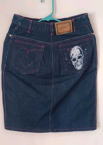 Betsey Johnson Denim Mini Skirt