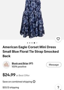 Floral Print Mini Dress