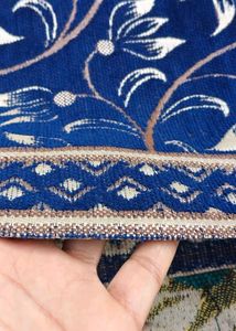 Blue Floral Sofa Cover