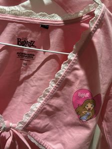 Limited Edition Bratz Pink Lace Crop Set XS