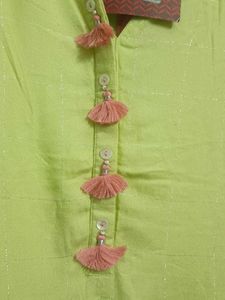 New Biba Green Kurta Size 42