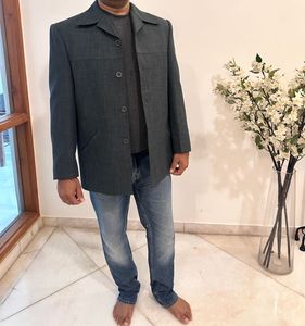 Men’s Charcoal Grey Formal Blazer | Size 42 | Exce