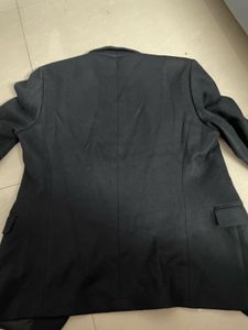 Classic Black Blazer with Emblem