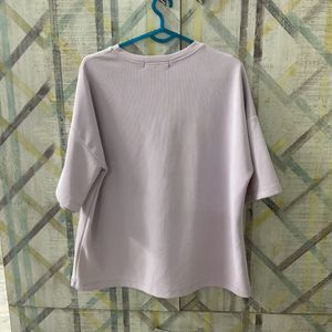 Lilac outfit Top And Jeans