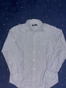 Men's Striped Button-Down Shirt