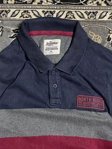 Roadster Striped Long Sleeve Polo Shirt