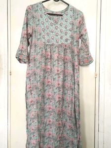 Boho Floral Print Maxi Dress
