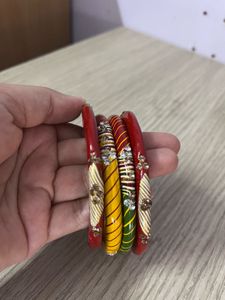 Set of Original Lac Bangles from Rajasthan