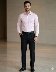 Men's Pink Formal Shirt