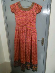 Elegant Pink Printed Kurta Set