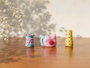 Miniature Decorative fridge magnet flowers Vases S