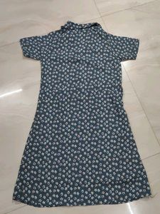 Charming Floral Print Mini Dress
