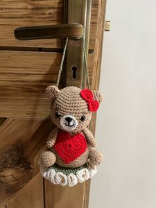 Crocheted Teddy Bear Decor
