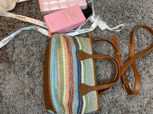 Striped Multi-Color Crossbody Bag