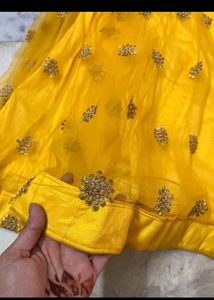 Gorgeous Yellow Lehenga Choli Set