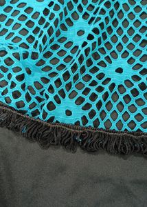 Back And Blue Pocchu Style Top