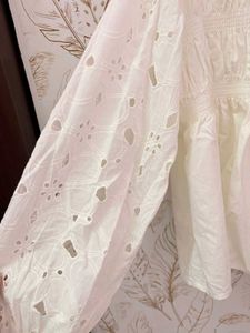 Vero Moda white Eyelet Detail Blouse