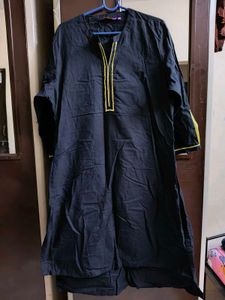 Elegant Black Kurta