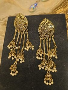 Boho Gold Dangle Earrings