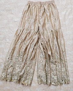 Very elegant mirror work Sharara Suit