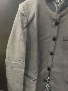 Men's Grey Bandh gala Jacket/ coat