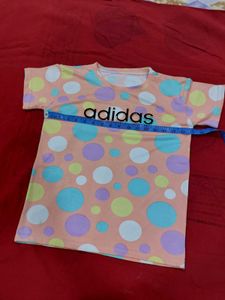 Adidas Pastel Polka Dot T-Shirt
