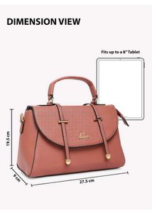 Lavie Pink Satchel Handbag