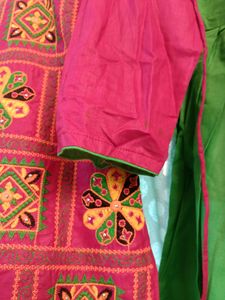 Pink green festival navratri Garba Dance patiala