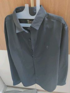 Men's navy blue Button-Up Shirt