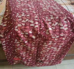 Beautiful Maroon Floral Saree