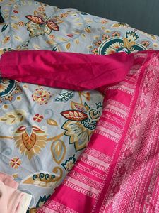 Vibrant Pink Embroidered Kurta