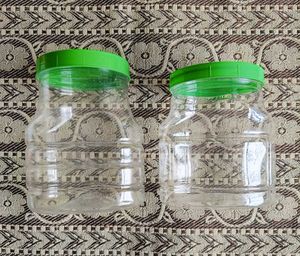 🛑Set of -9 Plastic Jars with