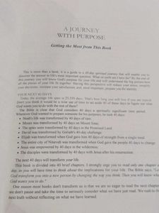 The Purpose Driven Life by Rick Warren