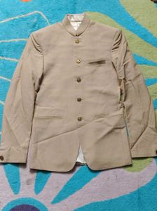 Men's Beige Nehru Jacket