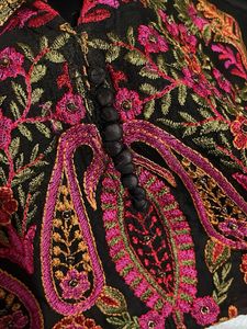 kurta &amp; shalwar Embroidered Black and