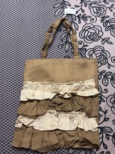 Chic Ruffled Tote Bag