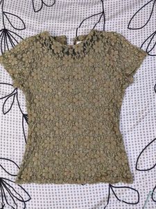 Sheer Floral Lace Top