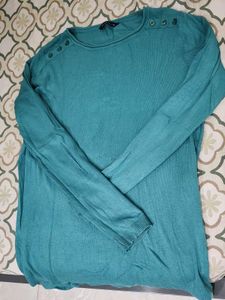 Teal Knit Sweater