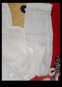 Brand New Chikankari White Peplum top