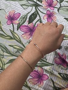 Evil Eye &amp; Flower Charm Bracelet &amp; Ring Set