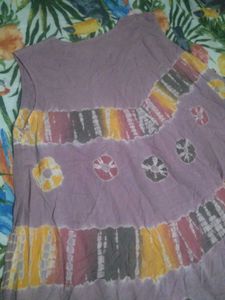 Boho Tie-Dye Sleeveless Dress
