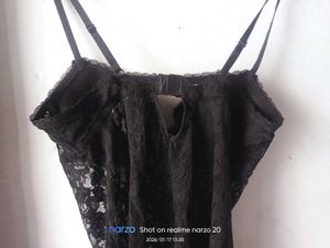 Lace Lingerie Set - Black