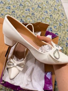LAVIE IVORY BLOCK HEELS 👠✨