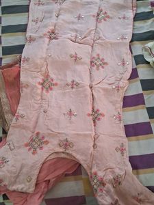 Designer Pink Kurta Set with Dupatta