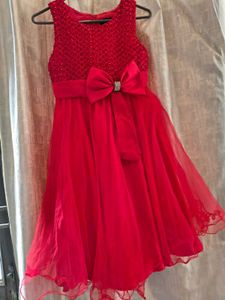 Stunning Red Girls Party Dress.
