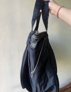 Chanel Black Quilted Duffle Bag