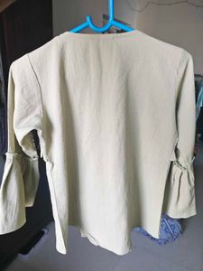 Elegant Olive Green Top