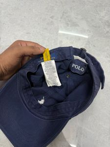Ralph Lauren Scannable Navy Polo Cap 🧢