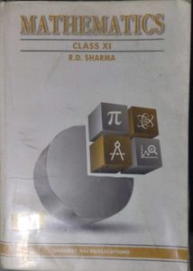 Mathematics Class XI R.D. Sharma Textbook