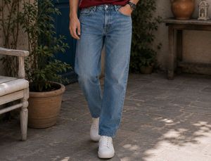 men’s classic straight fit jeans
